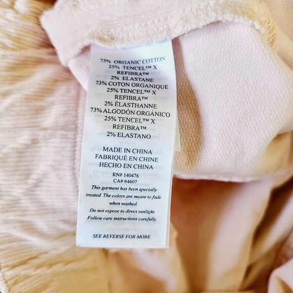 Faherty Shorts 4 Pink Organic Cotton Corduroy Patch Pocket Lightweight - Picture 6 of 10